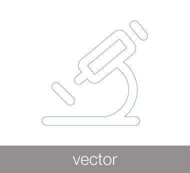 bilimsel mikroskop simgesi