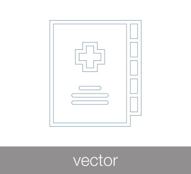 Sağlık dosyası simgesi