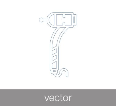 Diş matkap simgesi.