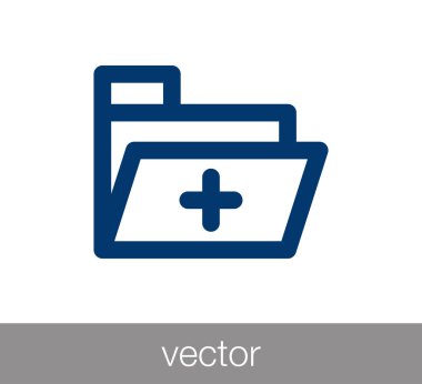 Sağlık dosyası simgesi