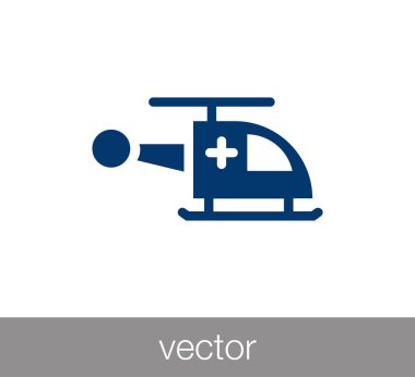 Helikopter ambulans simgesi