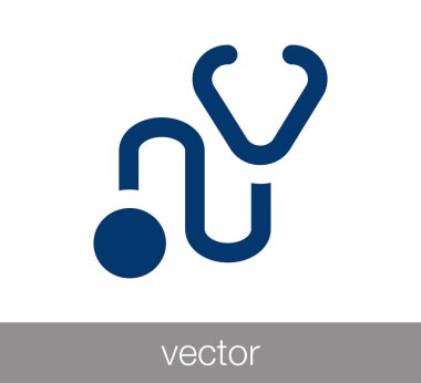 Sağlık stetoskop simgesi