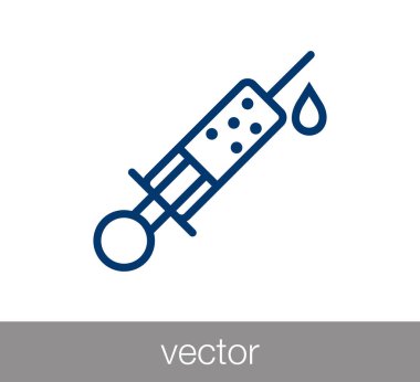 şırınga işareti simgesi