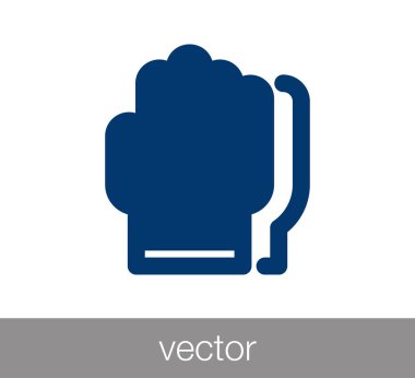 Bahçe eldiven simgesi