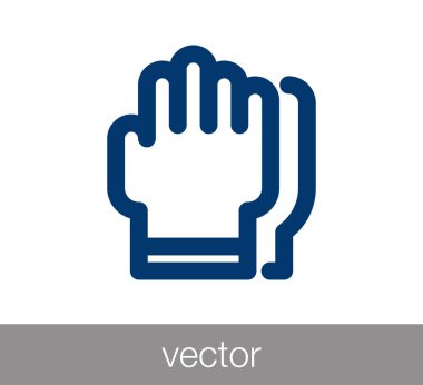 Bahçe eldiven simgesi