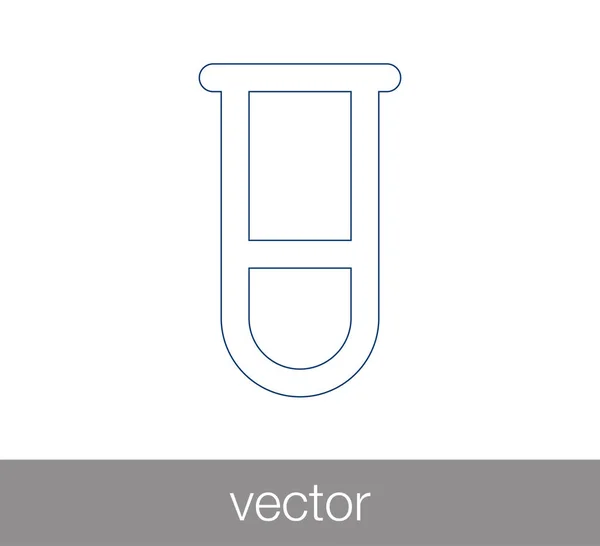 Test tube icon — Stock Vector