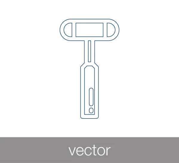 Icono de martillo de salud — Vector de stock