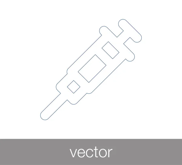 Spritzenzeichen-Symbol — Stockvektor