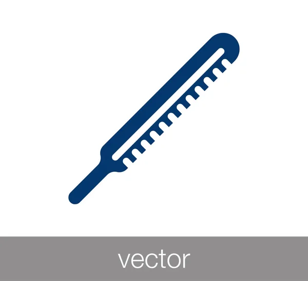 Thermometer teken pictogram — Stockvector