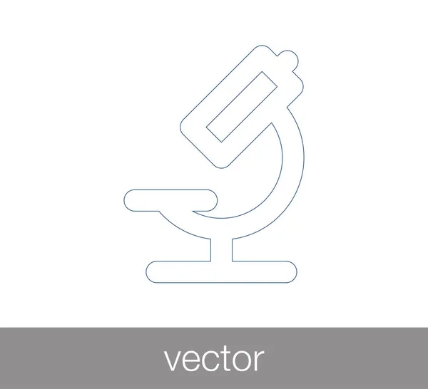Ícone de microscópio científico — Vetor de Stock