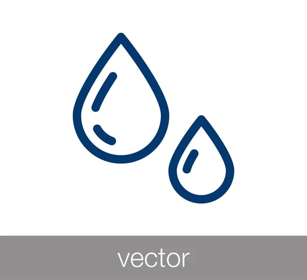 Bloddråbe ikon – Stock-vektor