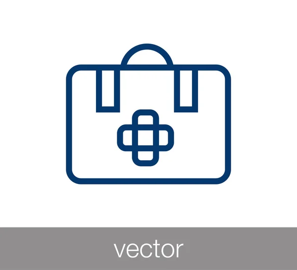 Icono del kit de primeros auxilios — Vector de stock