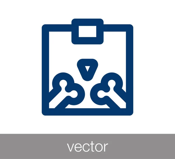 X ray flat icon — Stock Vector