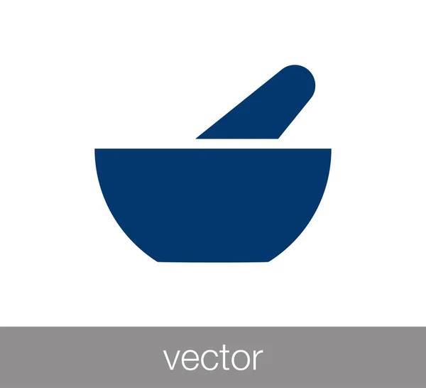 Icono tazón médico — Vector de stock