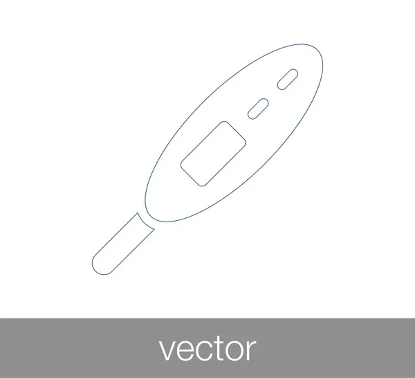 Ícone de sinal do termômetro — Vetor de Stock