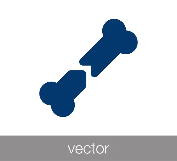 Bot teken pictogram — Stockvector