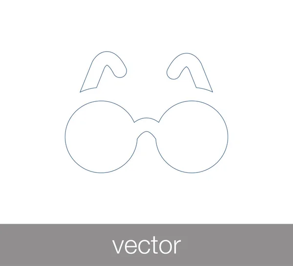 Значок «підпис» окулярів — стоковий вектор