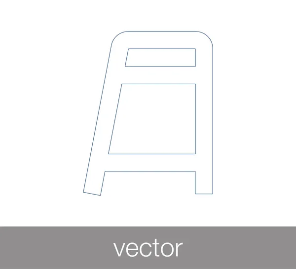 Icono plano muleta — Vector de stock