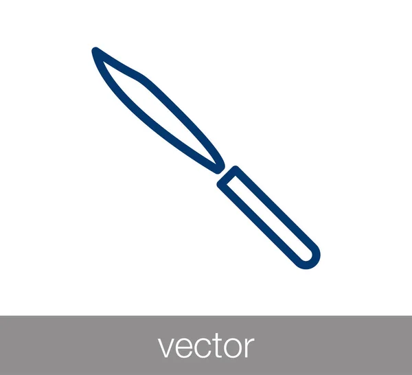 Illustration d'icône scalpel — Image vectorielle