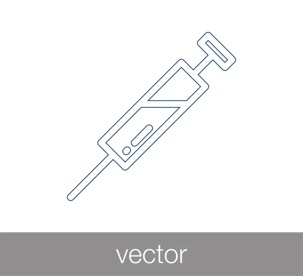 Ícone do sinal da seringa —  Vetores de Stock