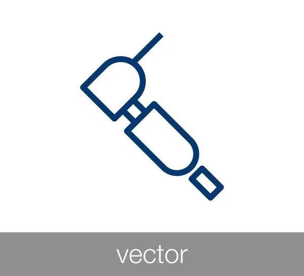 Ícone ferramenta dental — Vetor de Stock