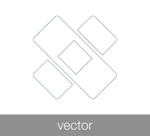 Ilustración del icono del vendaje — Vector de stock