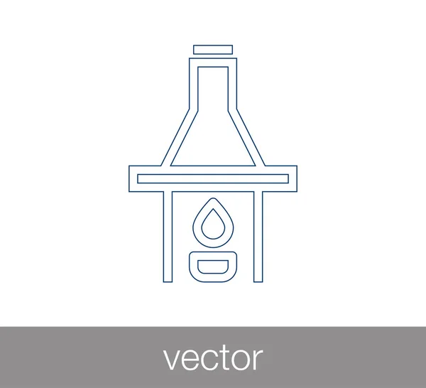 Icono de linterna vintage — Vector de stock
