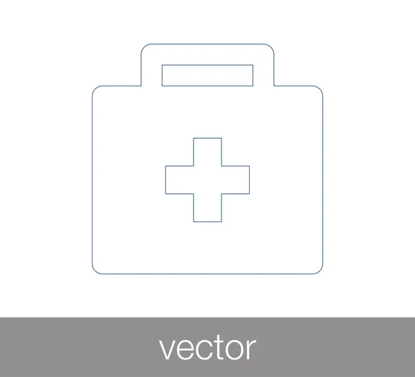 Icono del kit de primeros auxilios — Archivo Imágenes Vectoriales