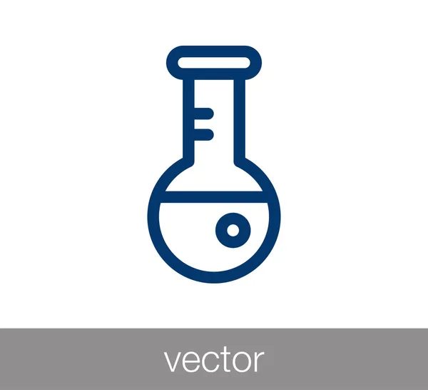 Pictogram van de testbuis — Stockvector