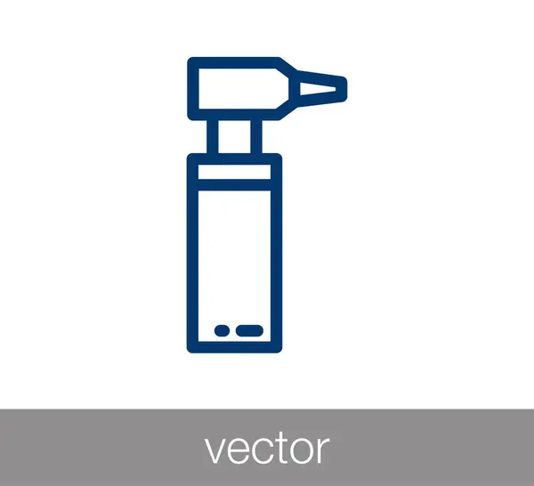 Icône de l'inhalateur médical — Image vectorielle