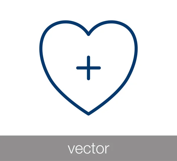 Ilustración icono de salud — Vector de stock