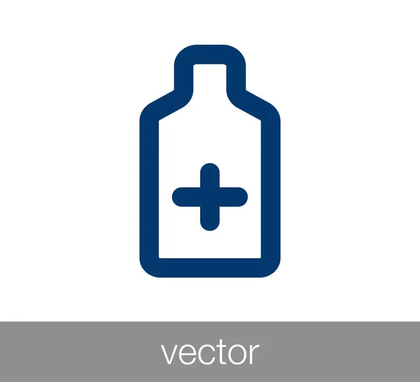 Comprimidos Ícone plano — Vetor de Stock