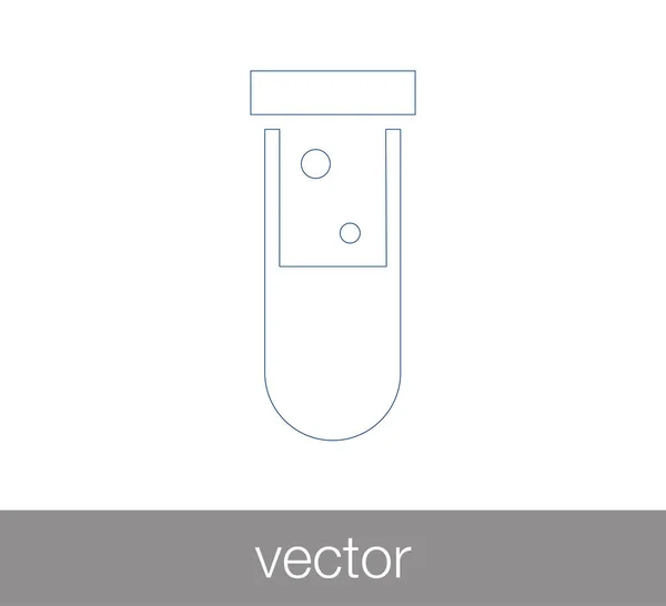 Test tube icon — Stock Vector