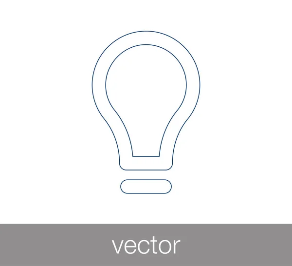 Symbol für elektrische Lampen — Stockvektor