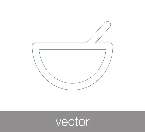 Icono tazón médico — Vector de stock