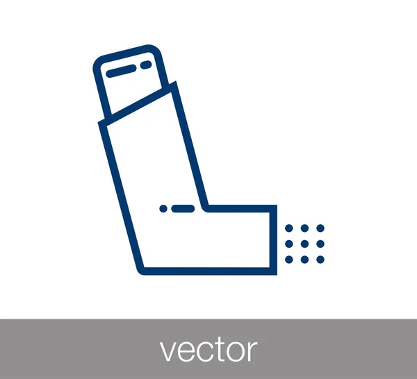 Medizinisches Inhalator-Symbol — Stockvektor