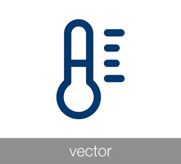 Ikona podepsat teploměr — Stockový vektor