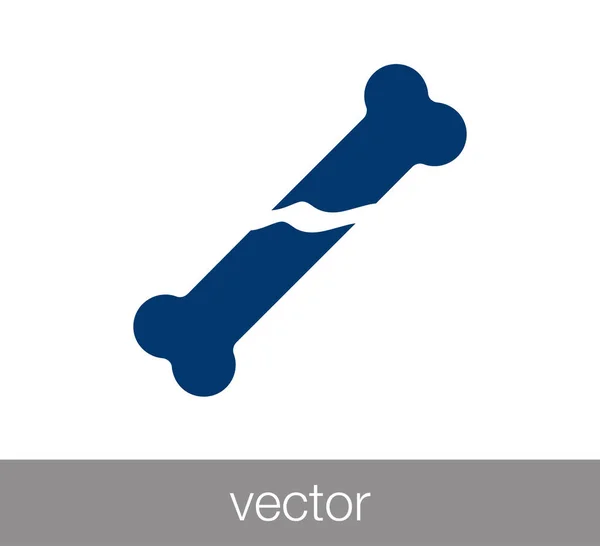 Bone sign icon — Stock Vector