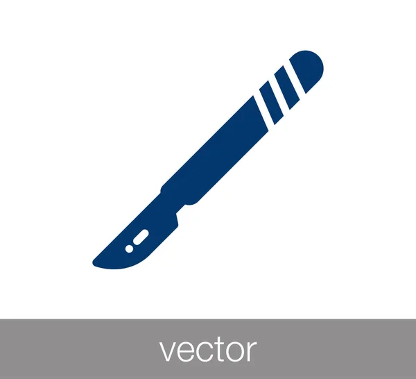 Ilustración de icono de bisturí — Vector de stock