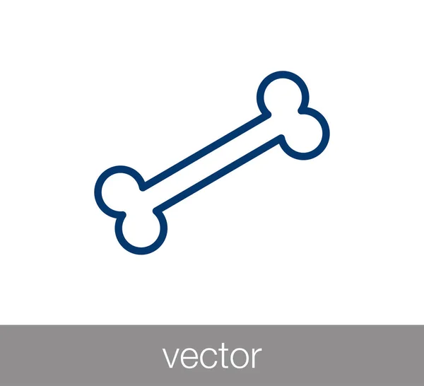 Ícone de sinal ósseo —  Vetores de Stock