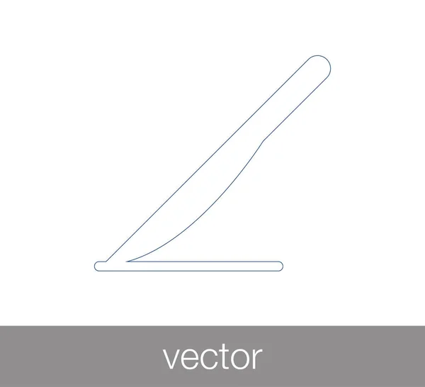Scalpel pictogram illustratie — Stockvector