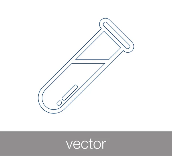 Pictogram van de testbuis — Stockvector