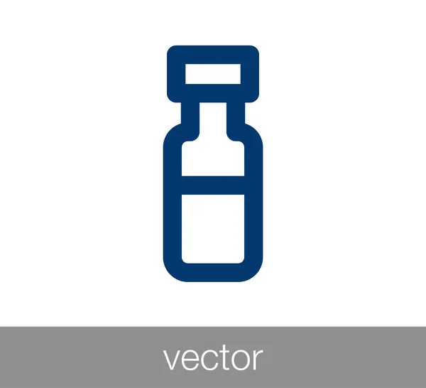 Pills flat icon — Stock Vector