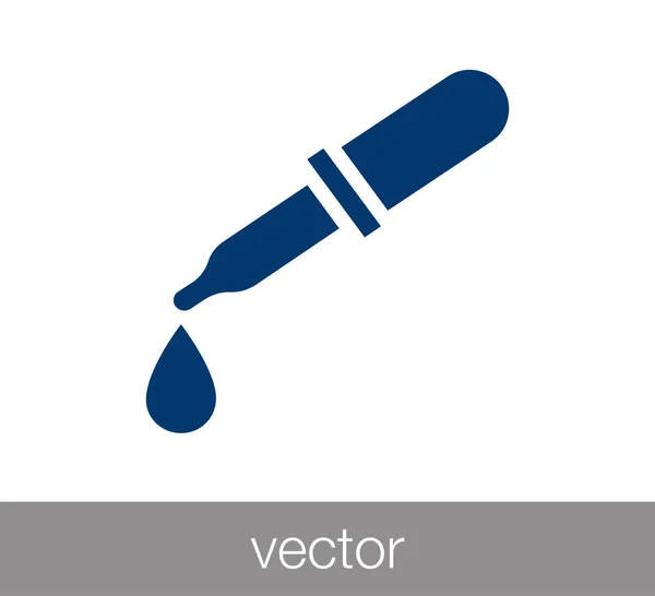 Bloed druppelaar pictogram — Stockvector