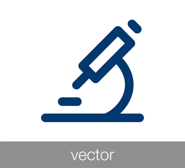 Ikone des wissenschaftlichen Mikroskops — Stockvektor