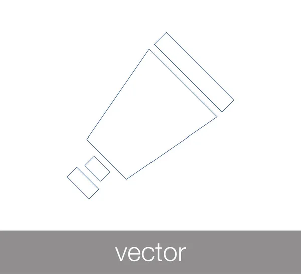 Béquille icône plate — Image vectorielle
