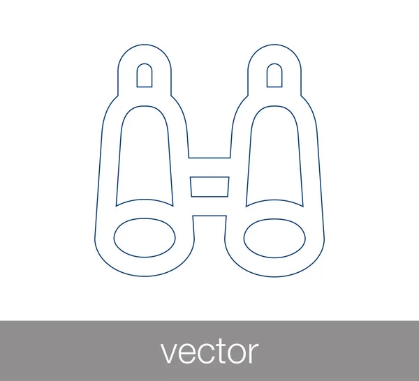 Icona web binoculare — Vettoriale Stock