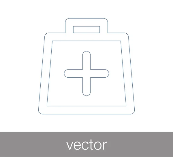 Pictogram EHBO-kit — Stockvector