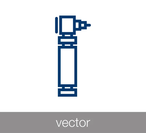 Dental drill icon. — Stock Vector