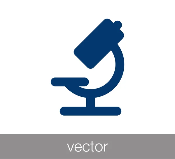 Icono del microscopio científico — Vector de stock